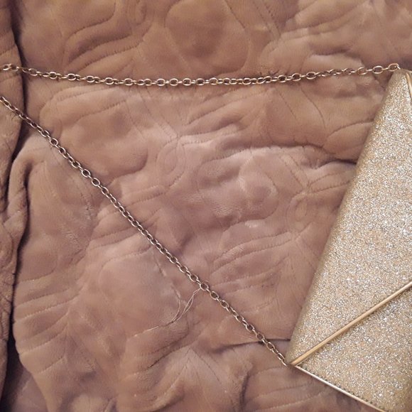 Silver Sparkle Prom Clutch - Picture 4 of 4